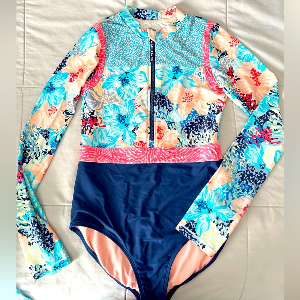 Athleta Girl Rashguard Swim XXL 16